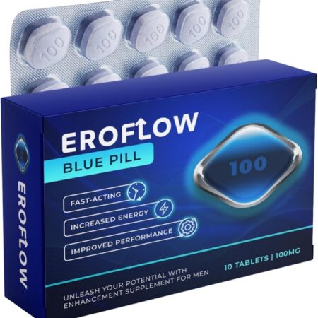 100mg Eroflow Blue Pill Supplement