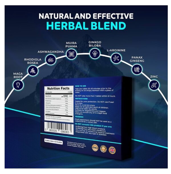 100mg Eroflow Blue Pill Supplement - Image 6