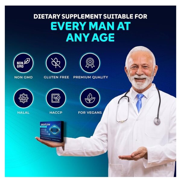100mg Eroflow Blue Pill Supplement - Image 4